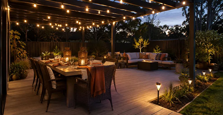 Lighting Ideas for Shorter Autumn Evenings