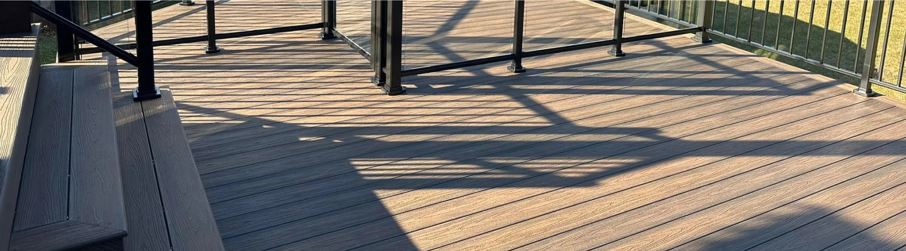 Courtyard Composite Decking Project