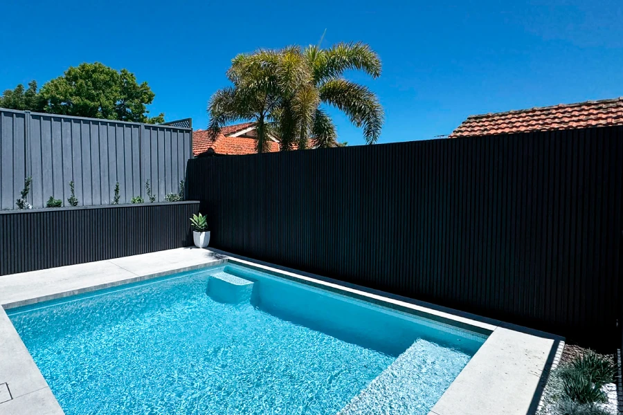 Courtyard Composite Fencing Project